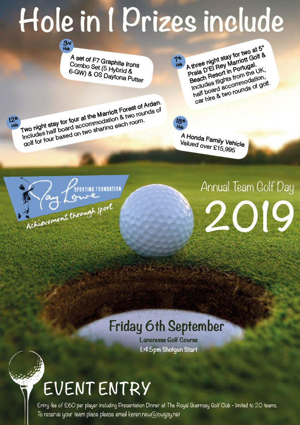 Hole in 1 Prizes Available at Annual Golf Day