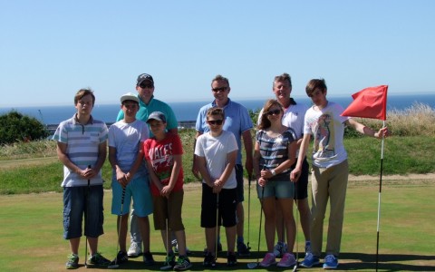 Golf Pro Impressed by Alderney Junior Golfers